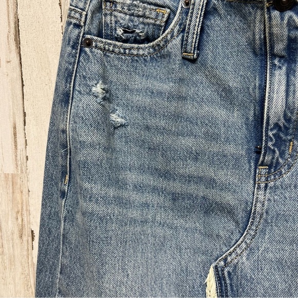 Arizona Women's Mid Rise Midi Denim Skirt-Juniors Size 0 - Picture 10 of 10